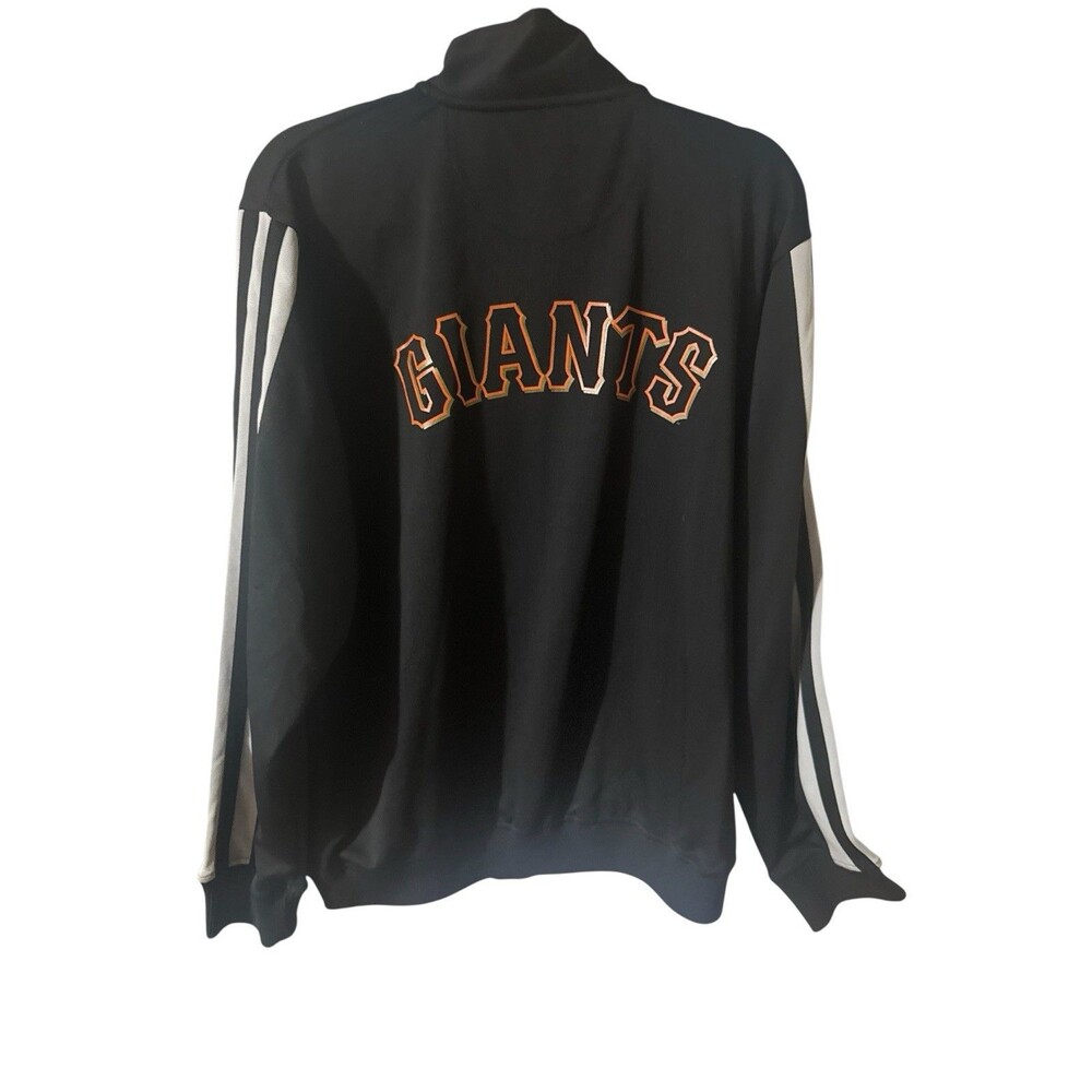 San Francisco Giants Full Zip Jacket Men’s Large Black MLB Genuine Merchandise